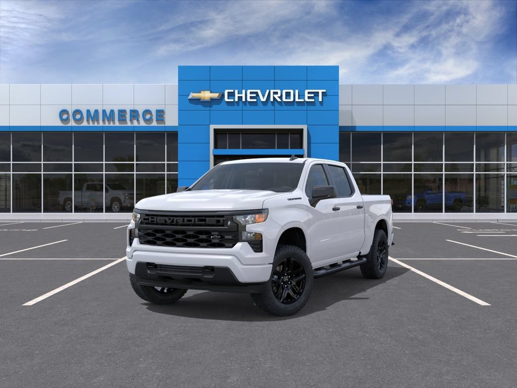New 2026 Chevrolet Silverado 1500 Custom w/ Turbomax Blackout Package RWD image 8