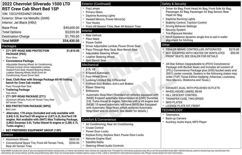 Used 2022 Chevrolet Silverado 1500 RST image 56