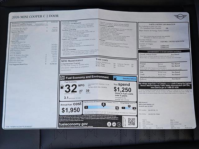 Used 2026 MINI Cooper 2-Door Hardtop image 17