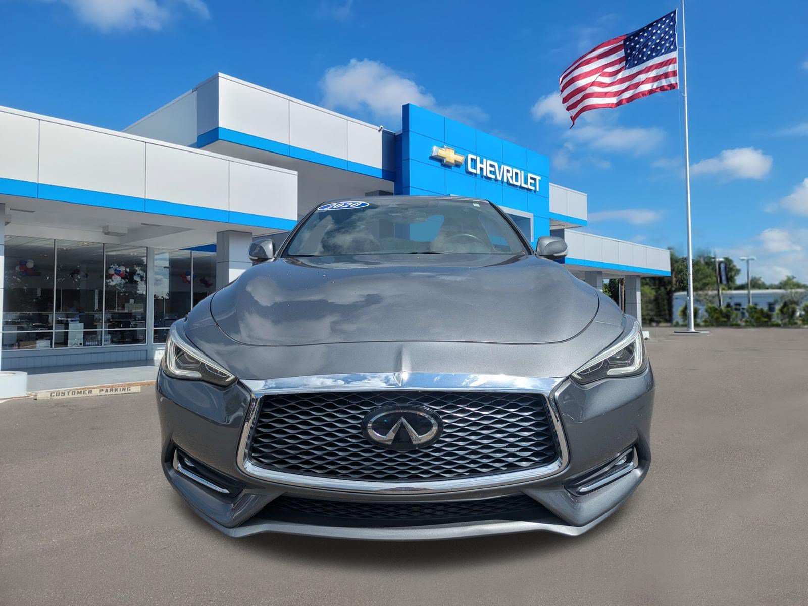 Used 2020 INFINITI Q60 3.0t Luxe RWD image 8