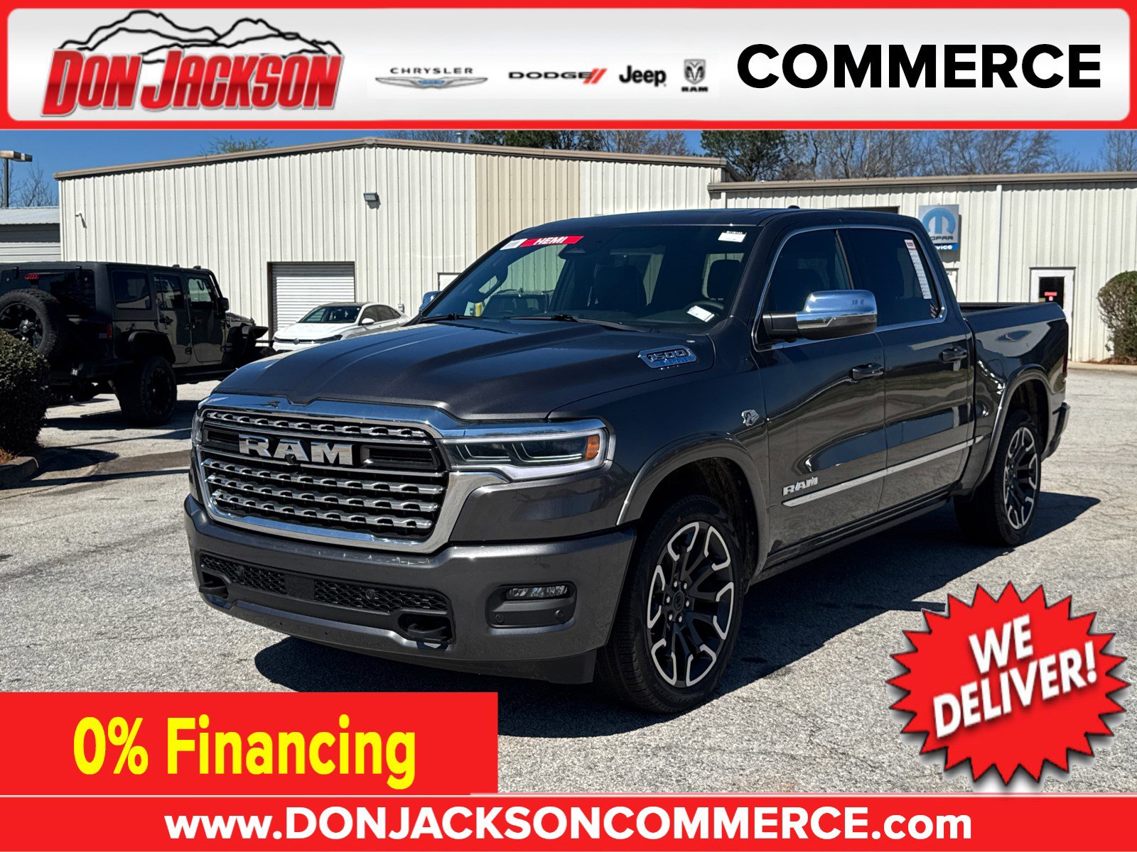 New 2026 RAM 1500 Limited w/ Body Color Bumper Group image 1