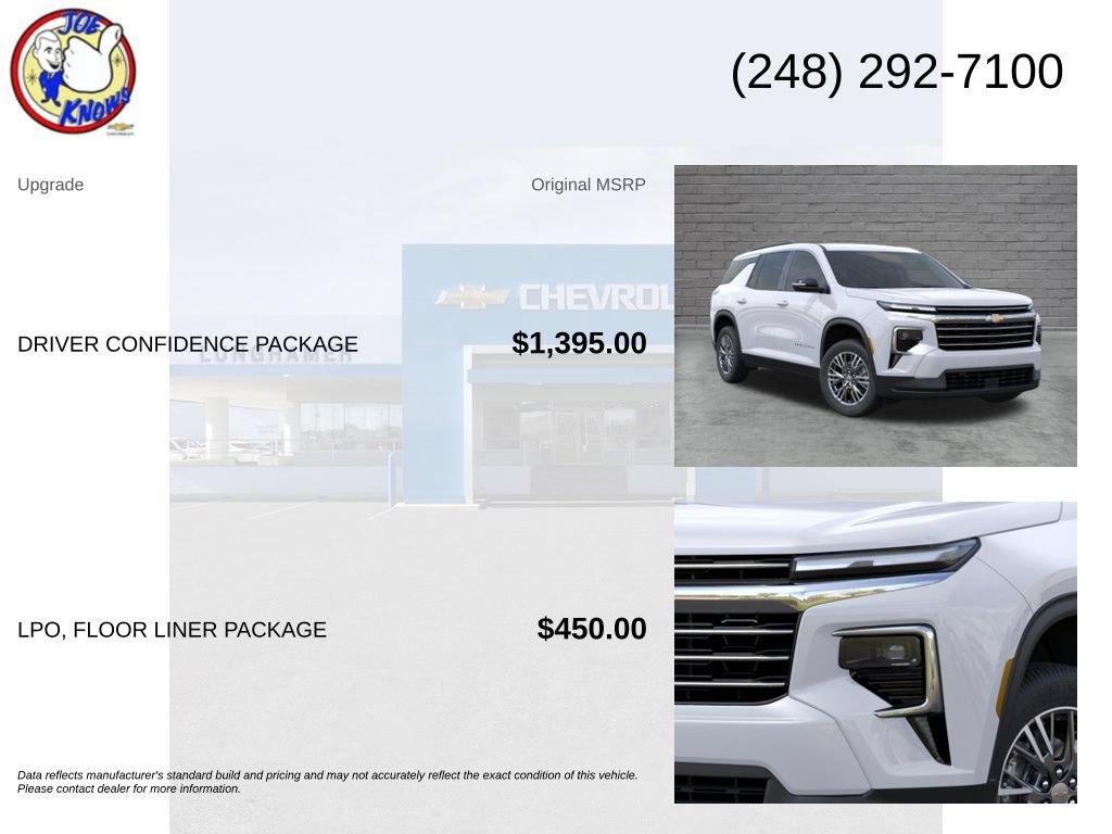 New 2027 Chevrolet Traverse LT w/ Driver Confidence Package AWD/4WD image 5