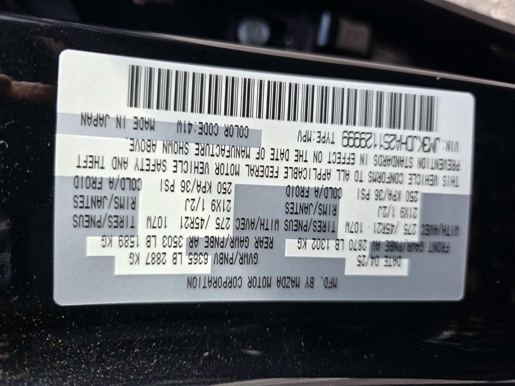 Certified 2025 MAZDA CX-70 Plug-In Hybrid w/ Premium Pkg AWD/4WD image 20