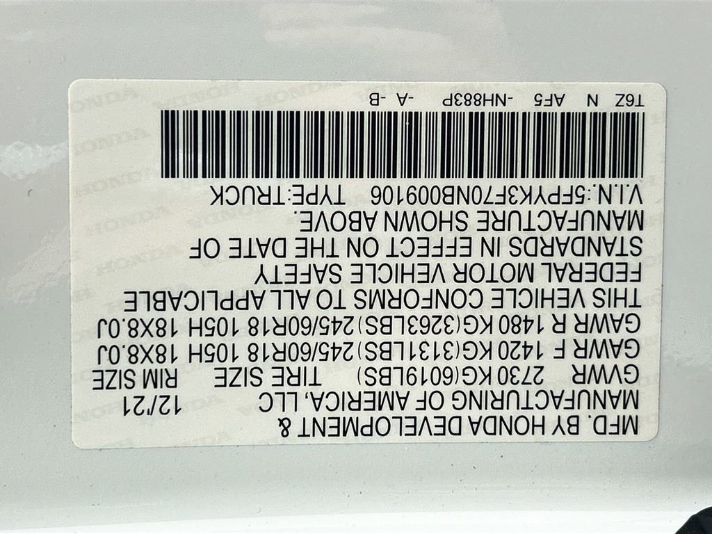 Used 2022 Honda Ridgeline RTL-E image 34