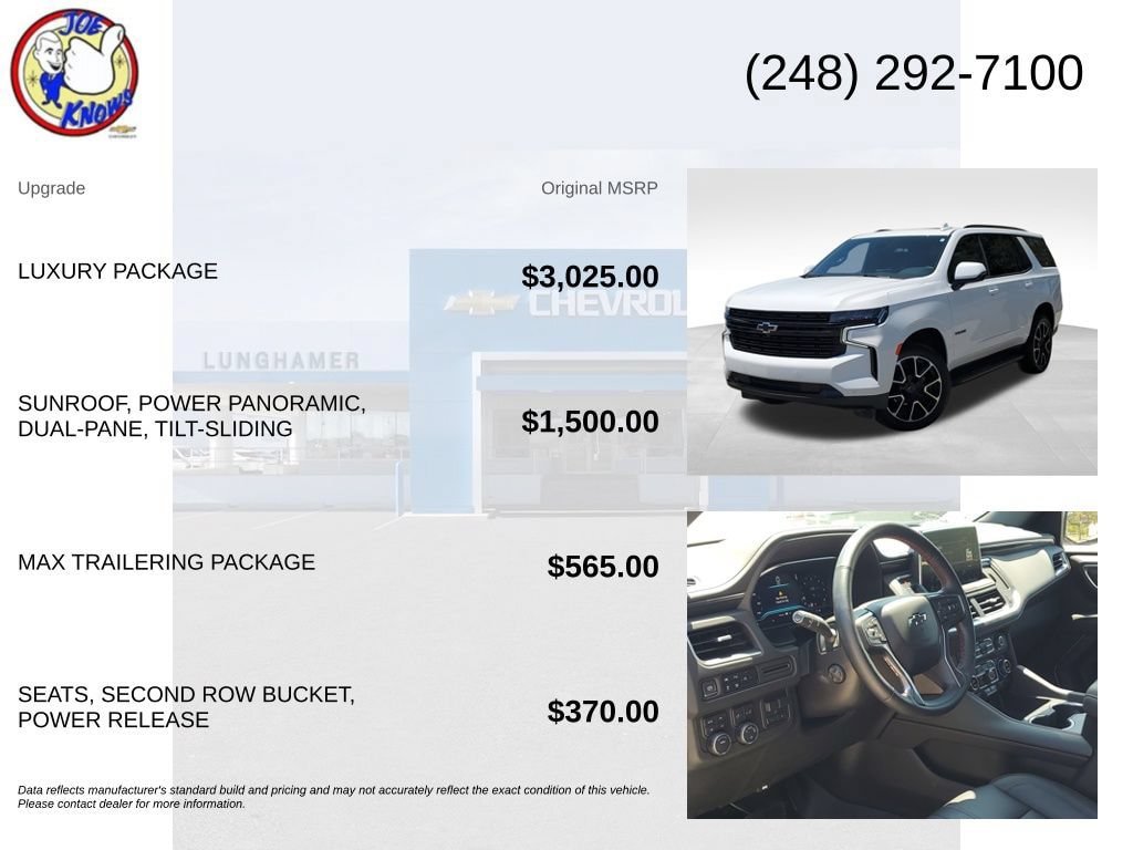 Certified 2023 Chevrolet Tahoe RST w/ Luxury Package AWD/4WD image 5
