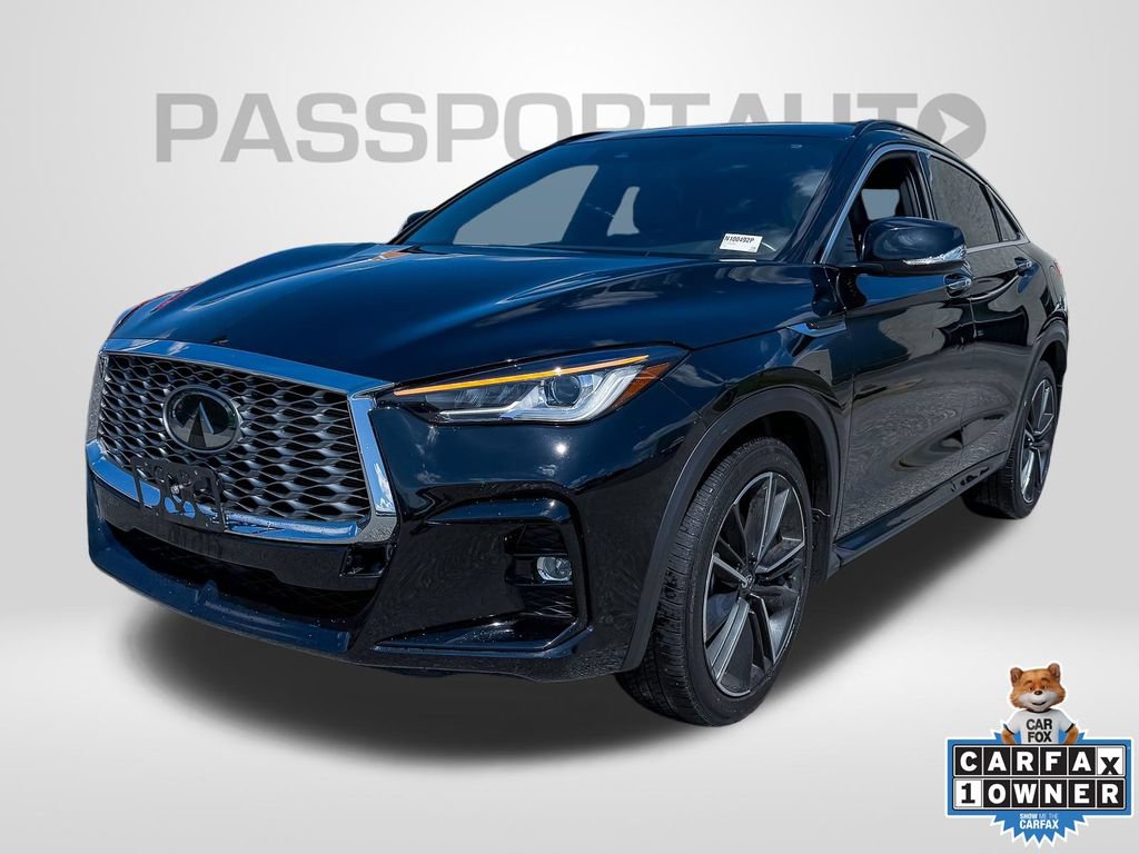 Used 2023 INFINITI QX55 Luxe w/ Cargo Package AWD/4WD video 1
