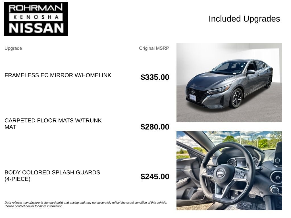Used 2025 Nissan Sentra SV w/ Trunk Package FWD image 4
