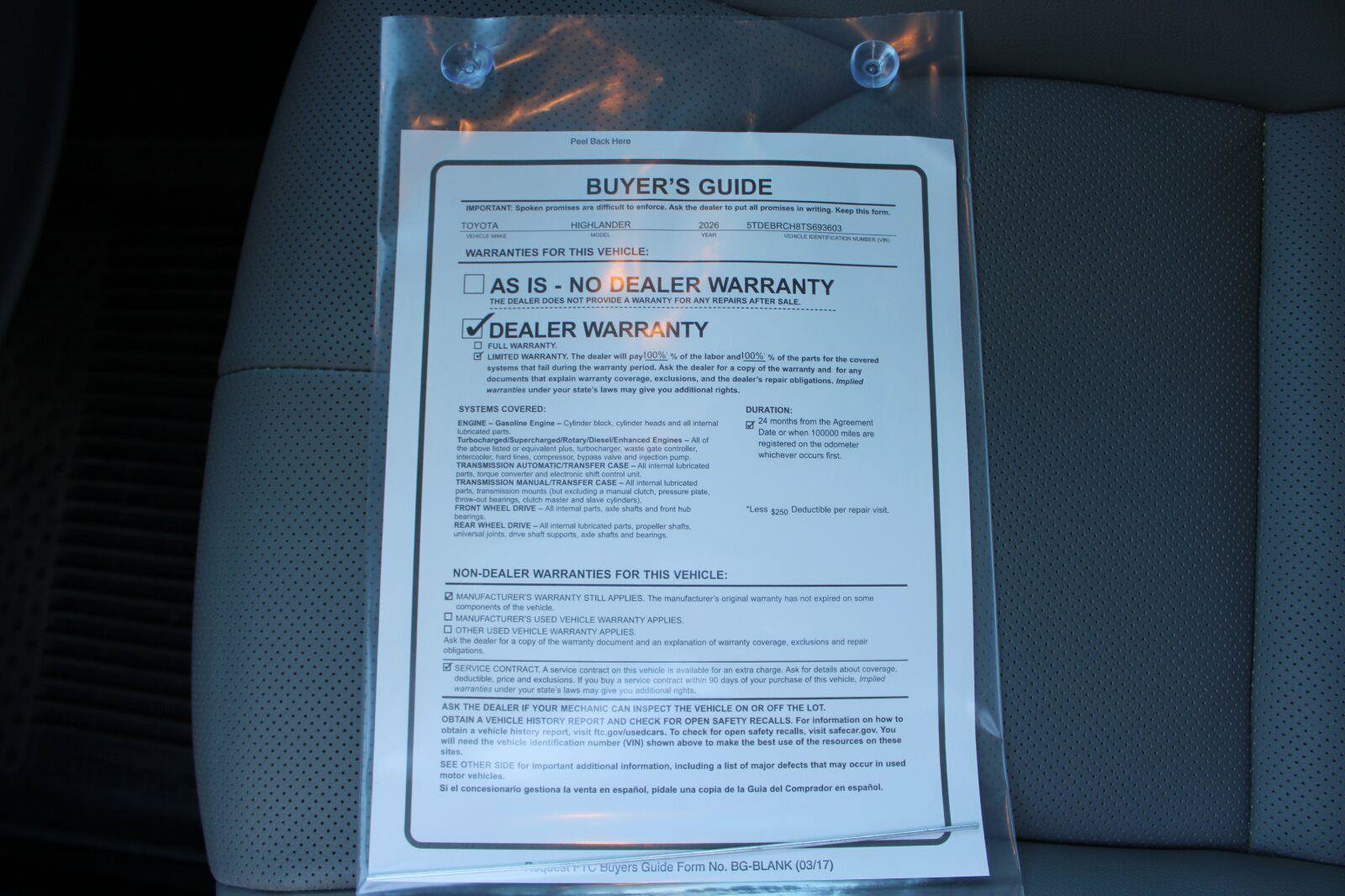 Used 2026 Toyota Highlander Platinum AWD/4WD image 54