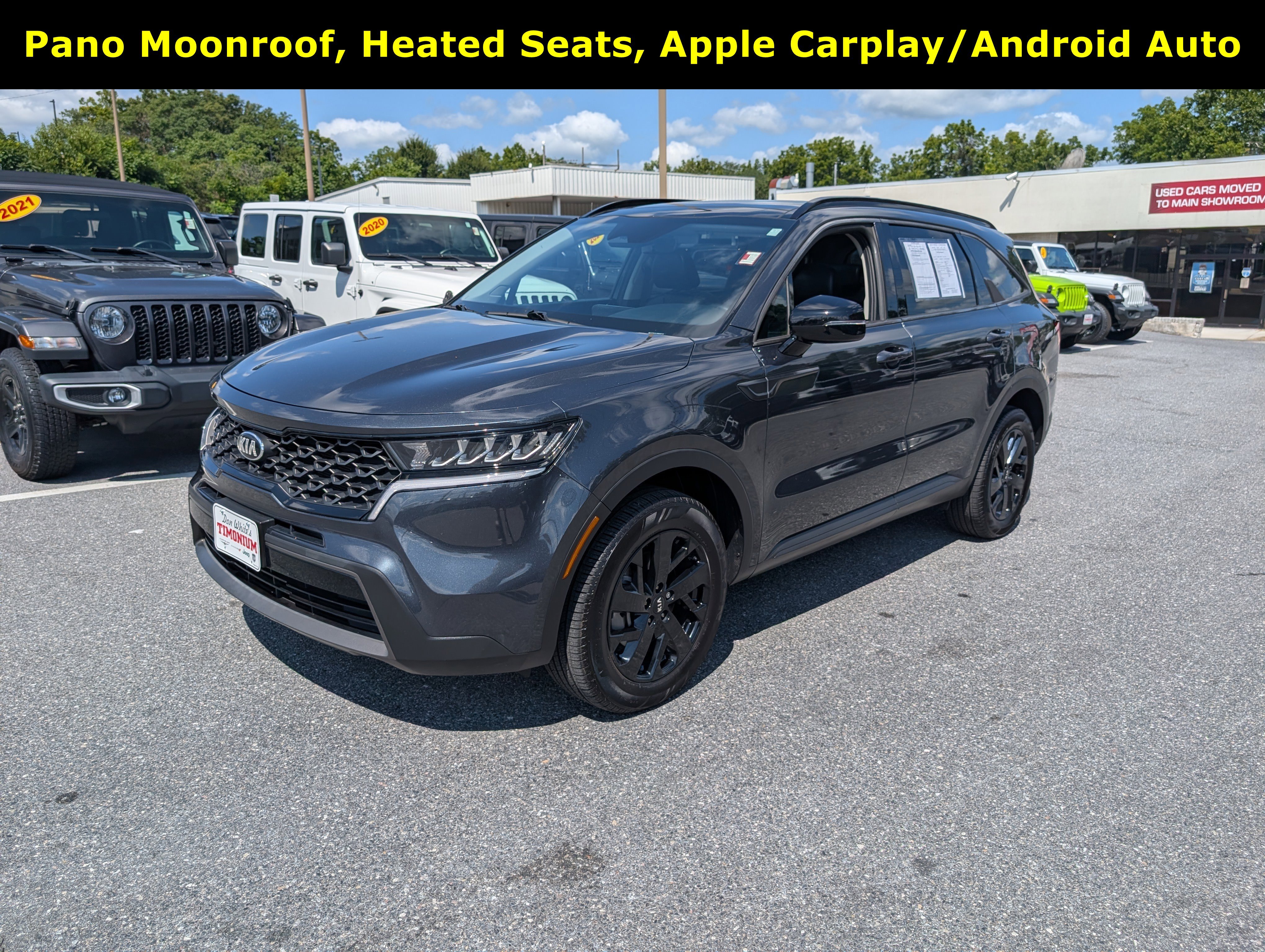 Used 2021 Kia Sorento S w/ Panoramic Sunroof Package