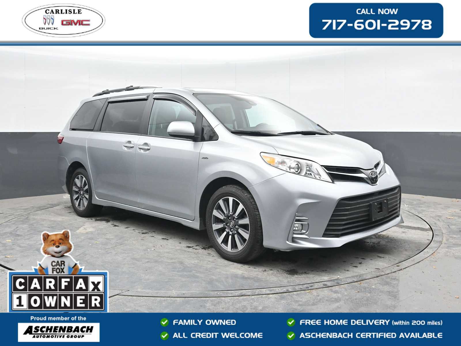 Used 2020 Toyota Sienna XLE w/ XLE Navigation Package AWD/4WD image 1