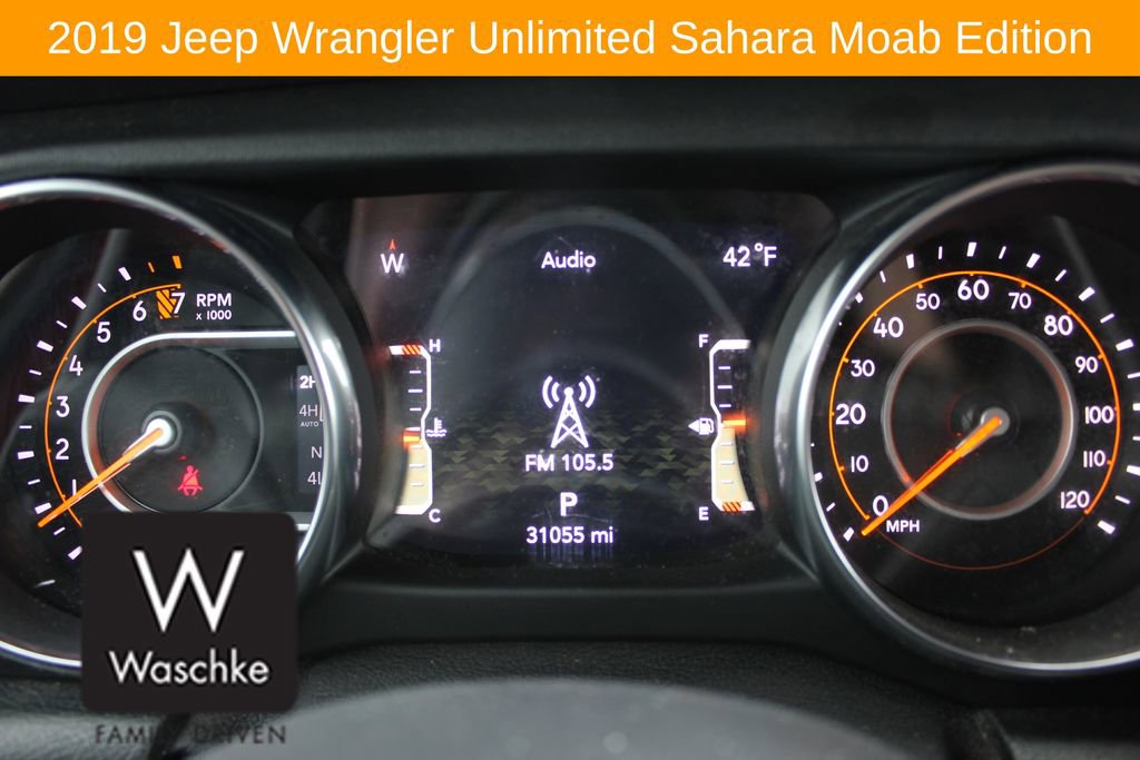 Used 2019 Jeep Wrangler Unlimited Sahara w/ Quick Order Package 24M Moab image 38