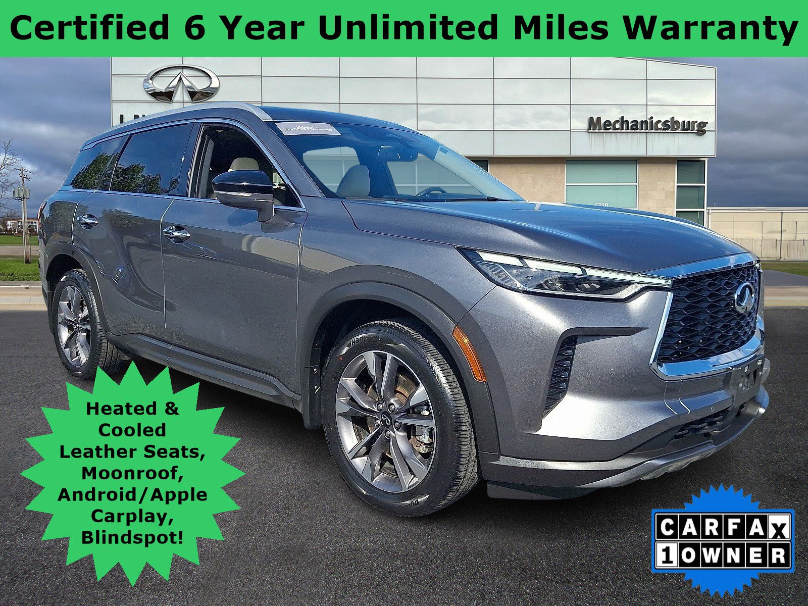 Certified 2022 INFINITI QX60 Luxe w/ Cargo Package