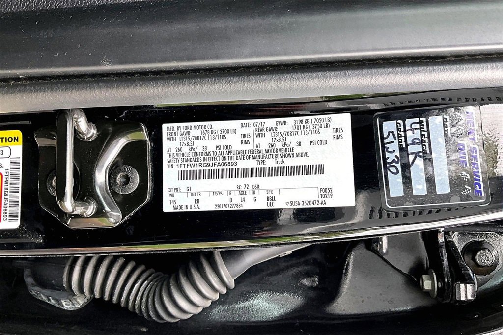 Used 2018 Ford F150 Raptor w/ Equipment Group 802A Luxury image 36