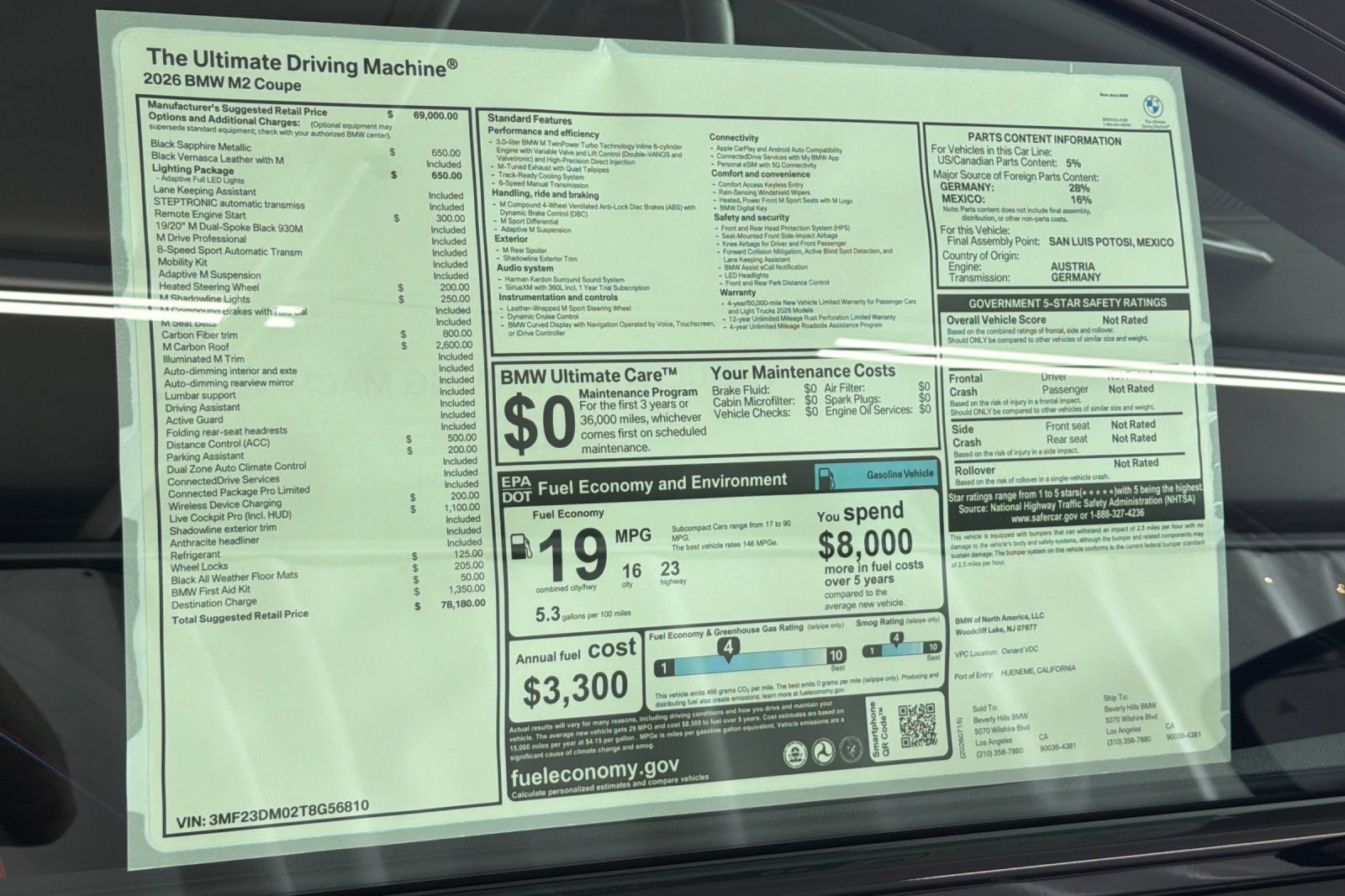 New 2026 BMW M2 w/ Lighting Package RWD image 27