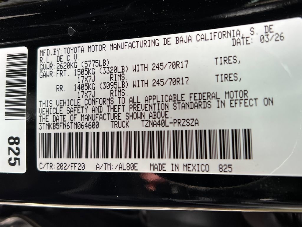 New 2026 Toyota Tacoma SR5 image 26