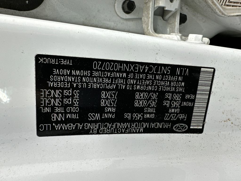 Used 2022 Hyundai Santa Cruz SEL w/ Activity Package FWD image 34