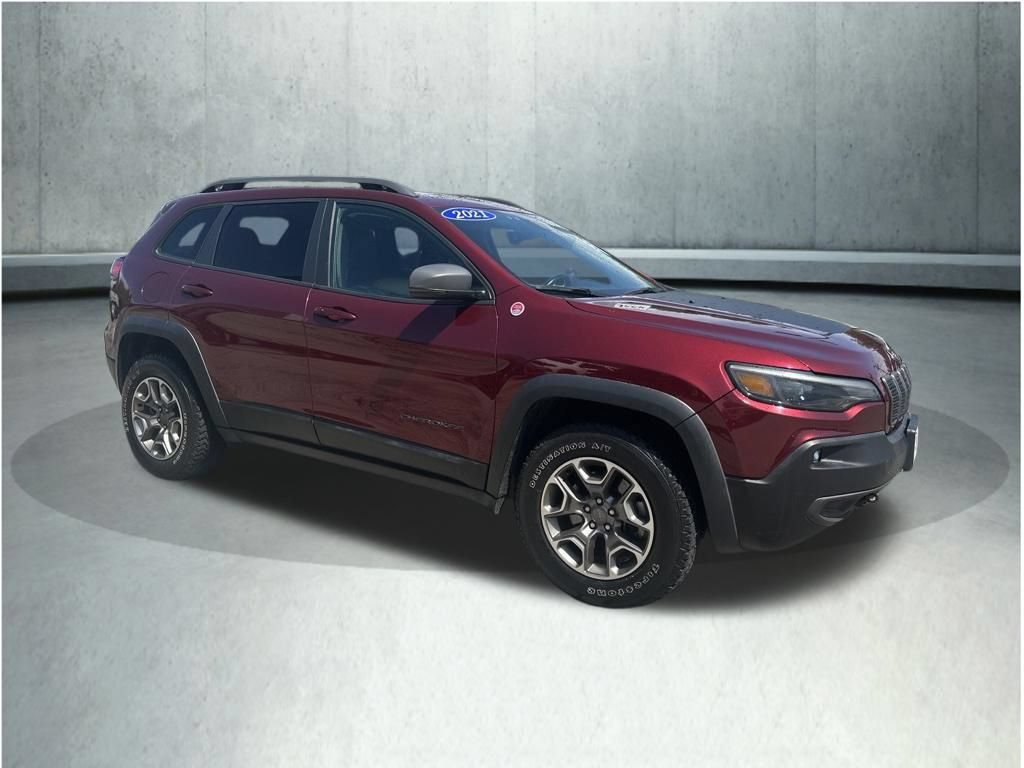 Used 2021 Jeep Cherokee Trailhawk w/ Sun, Sound & Nav Group AWD/4WD image 9