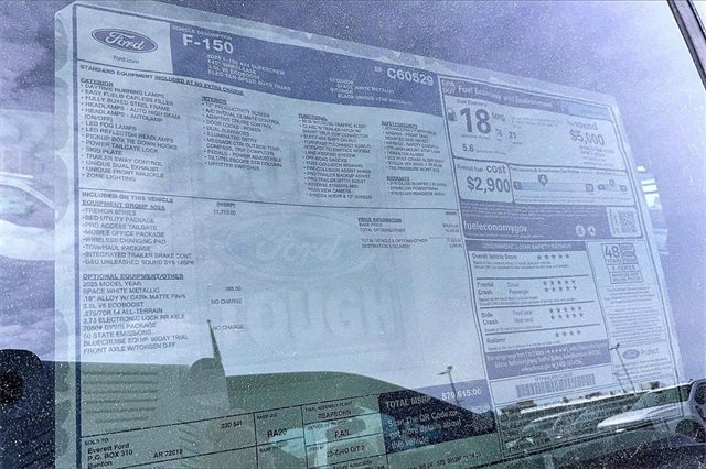 New 2025 Ford F150 Tremor w/ Equipment Group 402A High image 13