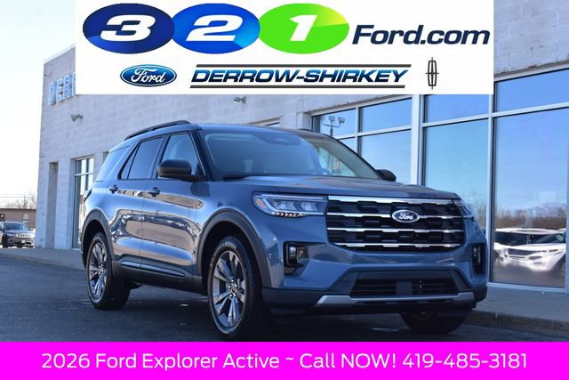 New 2026 Ford Explorer Active w/ Active Comfort Package