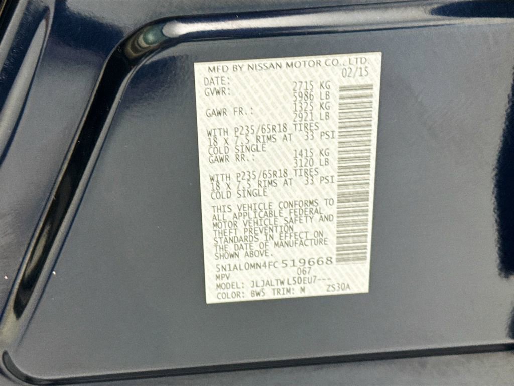 Used 2015 INFINITI QX60 FWD w/ Premium Package image 33