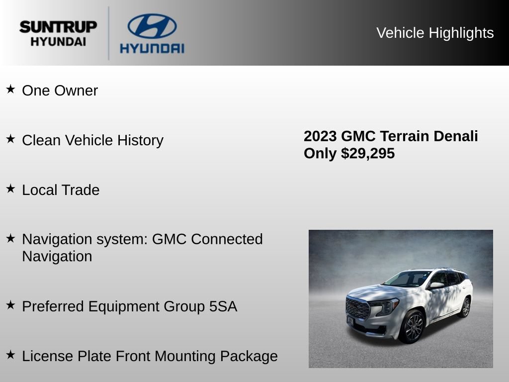 Used 2023 GMC Terrain Denali AWD/4WD image 8