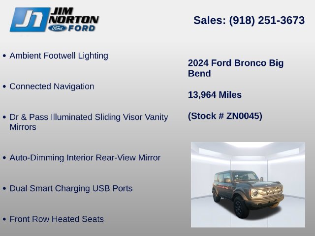 Used 2024 Ford Bronco Big Bend AWD/4WD image 15