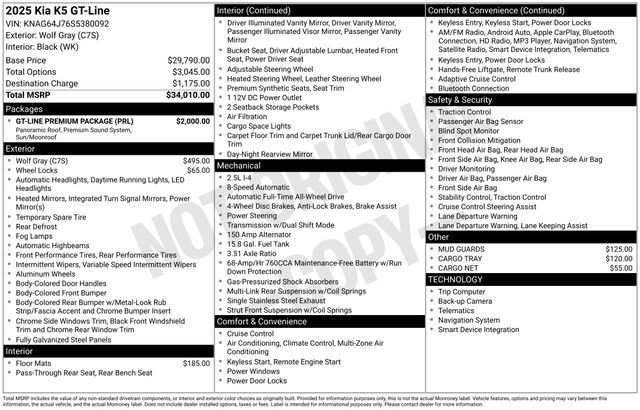 Used 2025 Kia K5 GT-Line w/ GT-Line Premium Package image 20