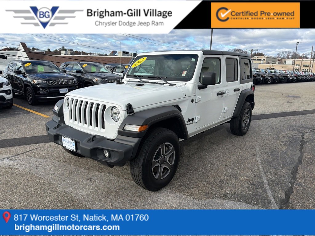 Certified 2022 Jeep Wrangler Unlimited Sport