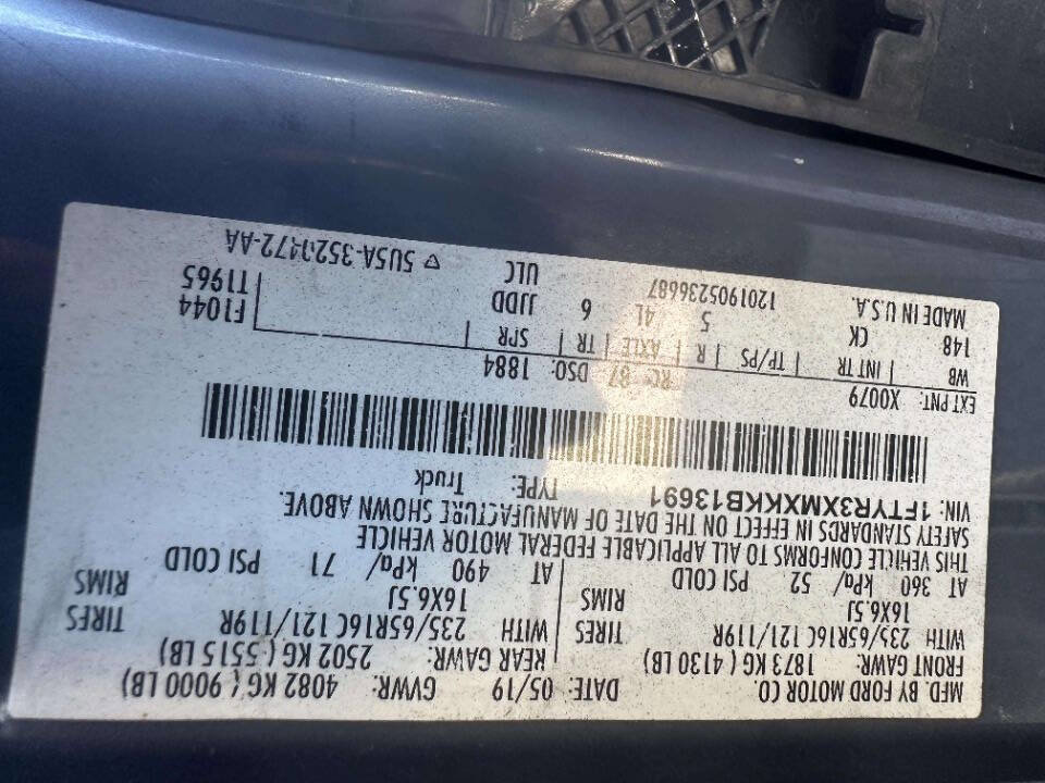 Used 2019 Ford Transit 250 250 3dr LWB High Roof Extended RWD image 19
