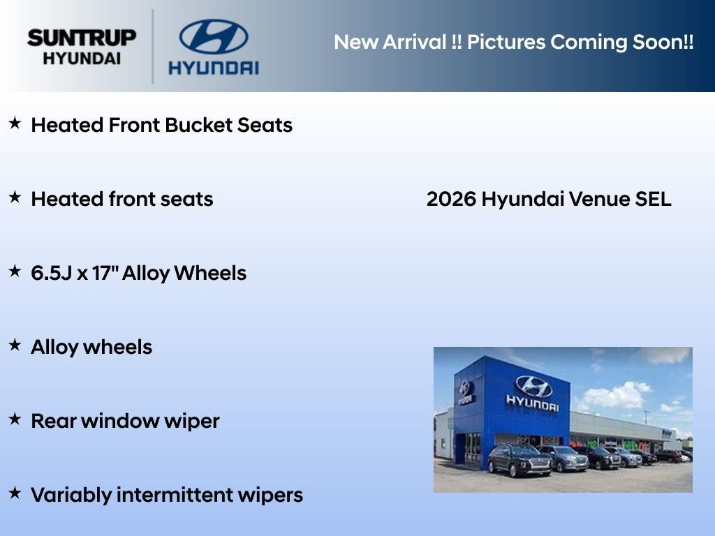 New 2026 Hyundai Venue SEL FWD image 3