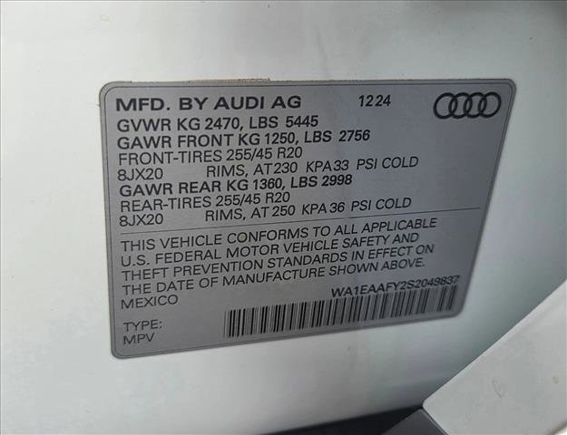 Certified 2025 Audi Q5 2.0T Premium Plus image 25