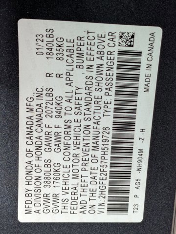 Used 2023 Honda Civic Sport image 20