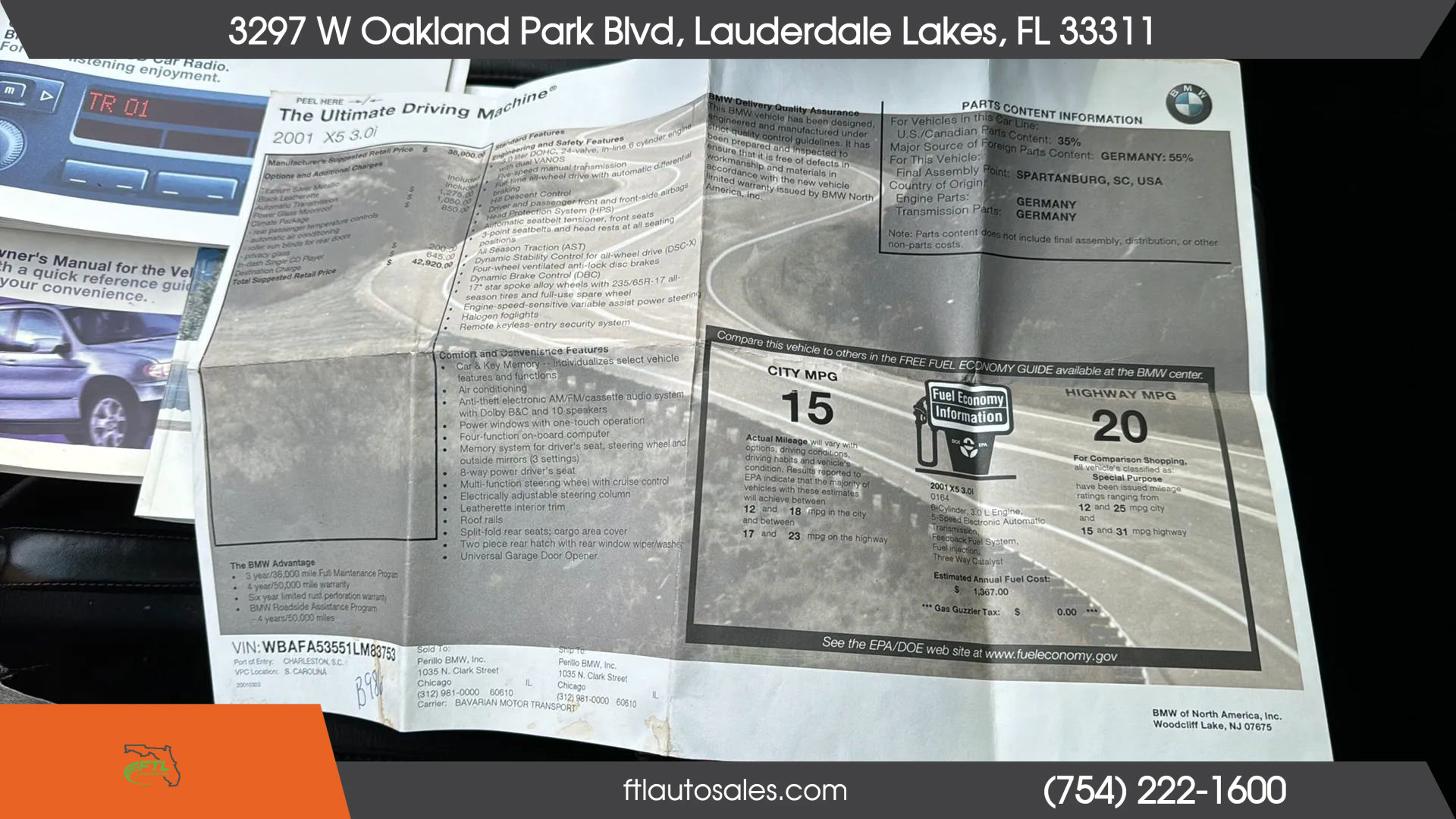 Used 2001 BMW X5 3.0i image 60