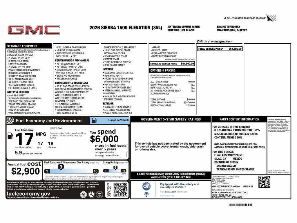 Used 2026 GMC Sierra 1500 Elevation AWD/4WD image 2