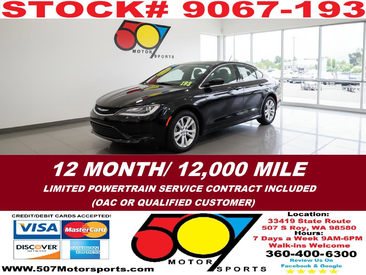 Used 2016 Chrysler 200 LX