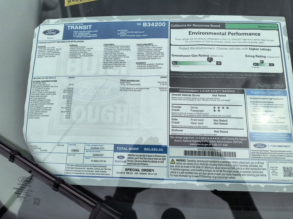 New 2024 Ford Transit 150 148 Medium Roof AWD image 30