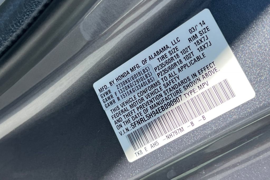 Used 2014 Honda Odyssey Touring Elite image 30