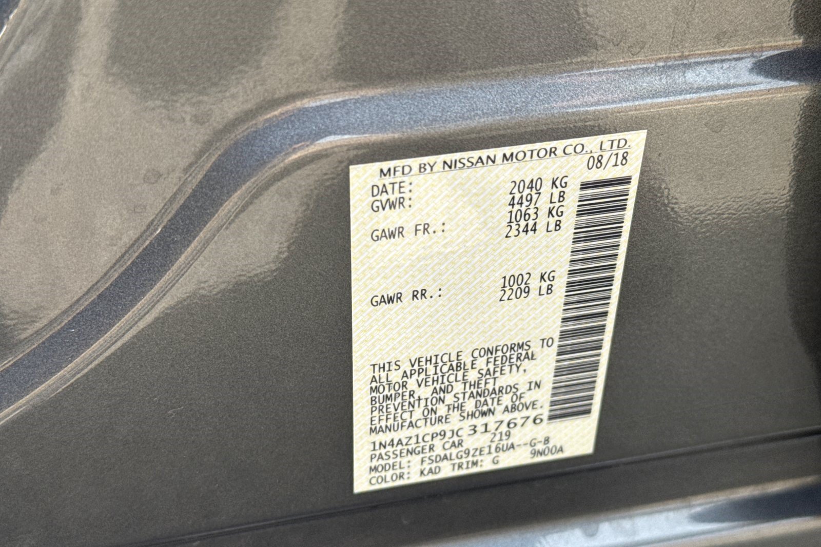Used 2018 Nissan Leaf SL w/ SL Technology Package FWD image 27