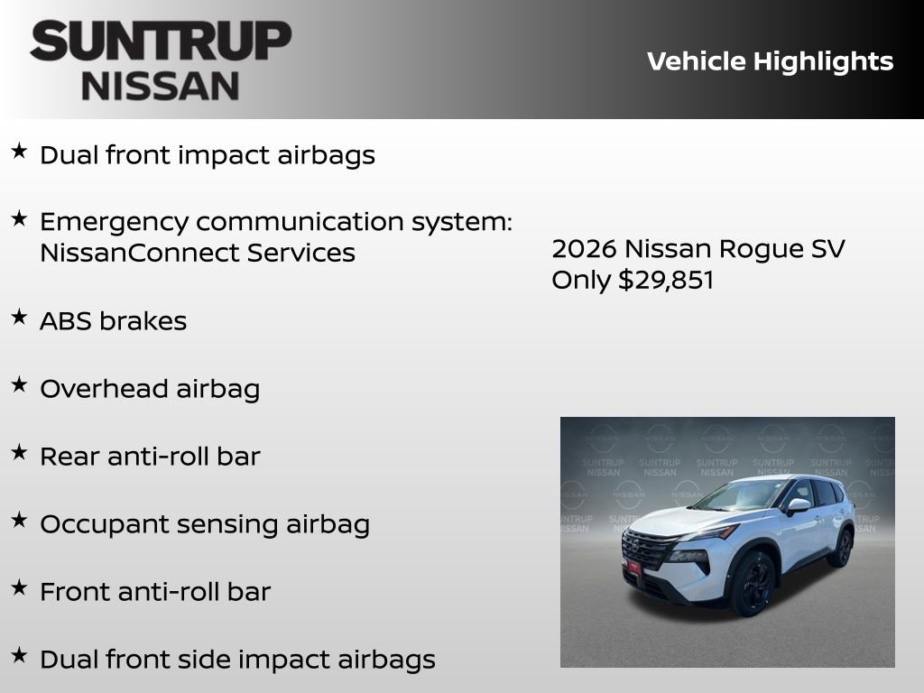 New 2026 Nissan Rogue SV image 16