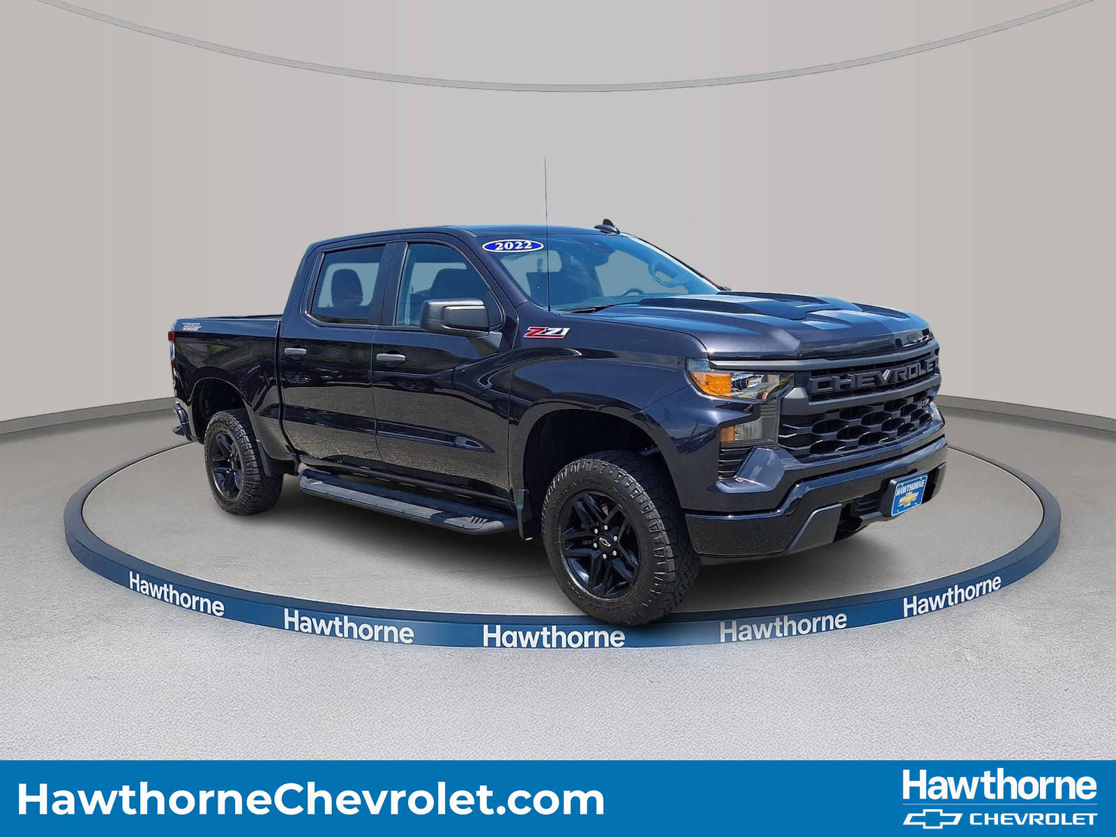Certified 2022 Chevrolet Silverado 1500 Custom Trail Boss AWD/4WD image 1