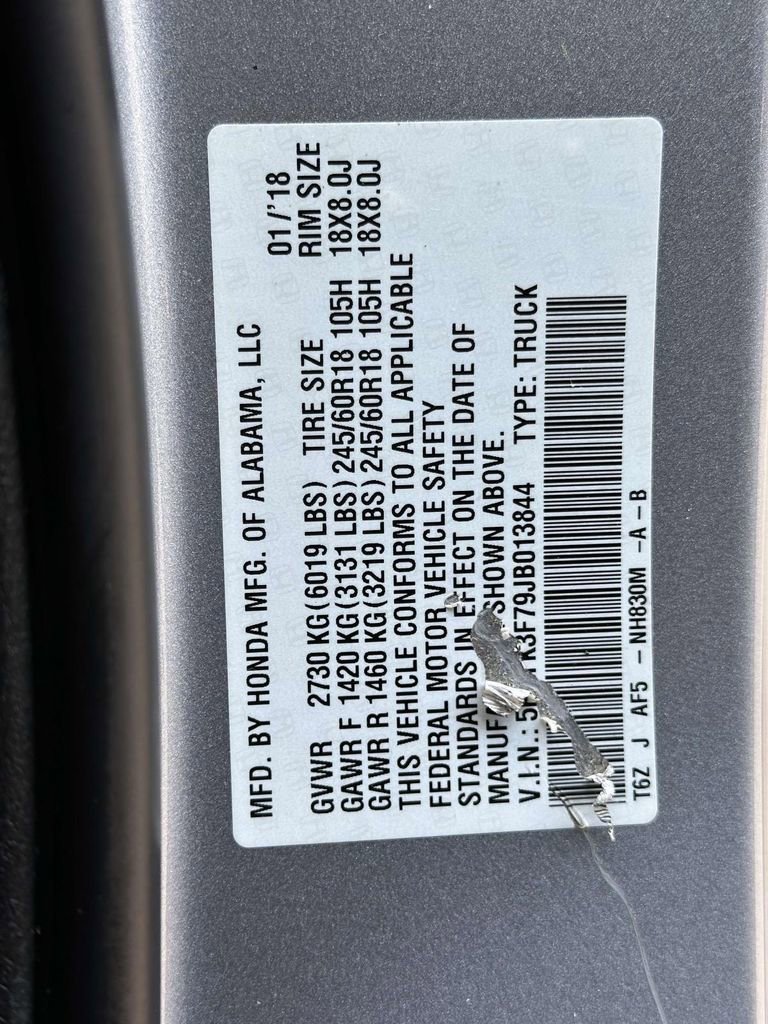 Used 2018 Honda Ridgeline RTL-E image 30