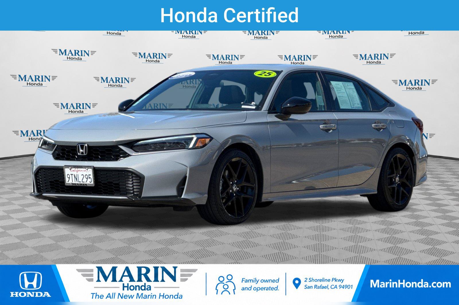 Certified 2025 Honda Civic Sport image 9
