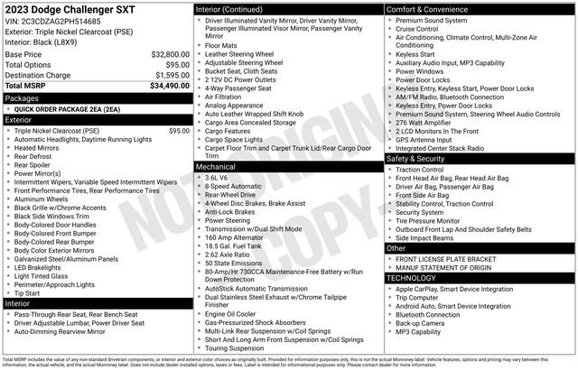 Used 2023 Dodge Challenger SXT image 14