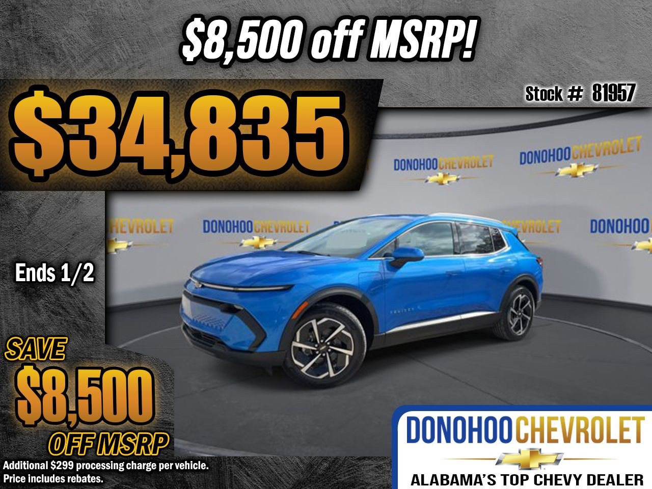 New 2026 Chevrolet Equinox EV LT image 1