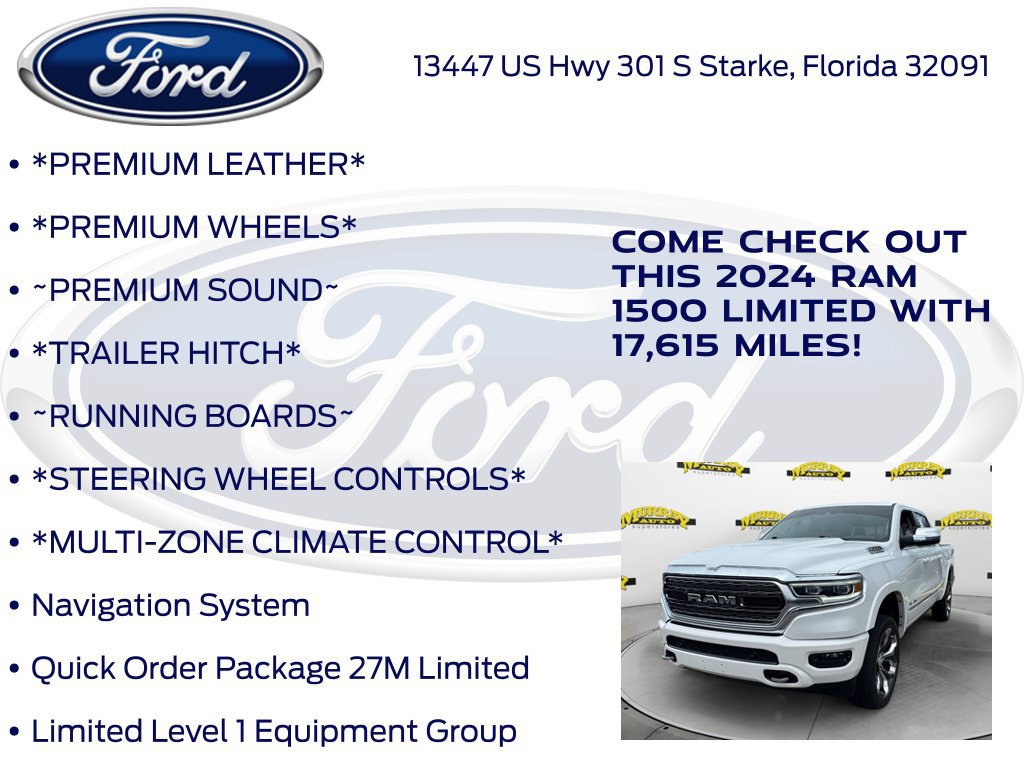 Used 2024 RAM 1500 Limited AWD/4WD image 15