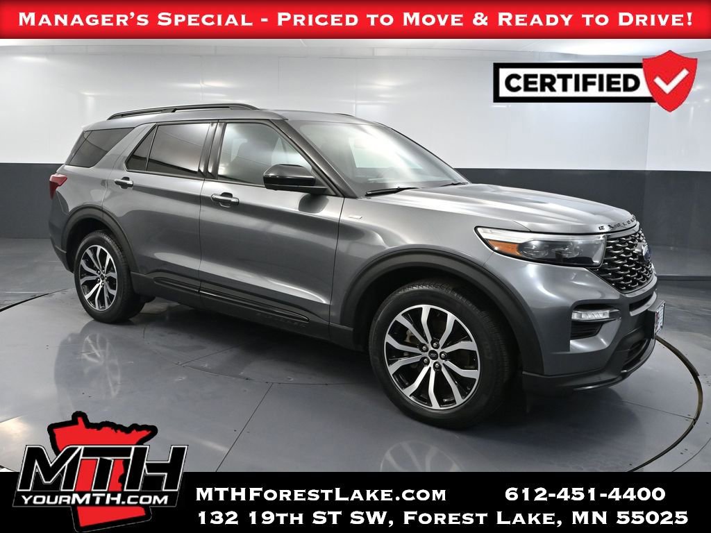 Used 2022 Ford Explorer ST-Line w/ Class IV Trailer Tow Package