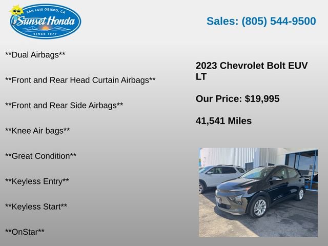 Used 2023 Chevrolet Bolt EUV LT w/ Comfort Package FWD image 10