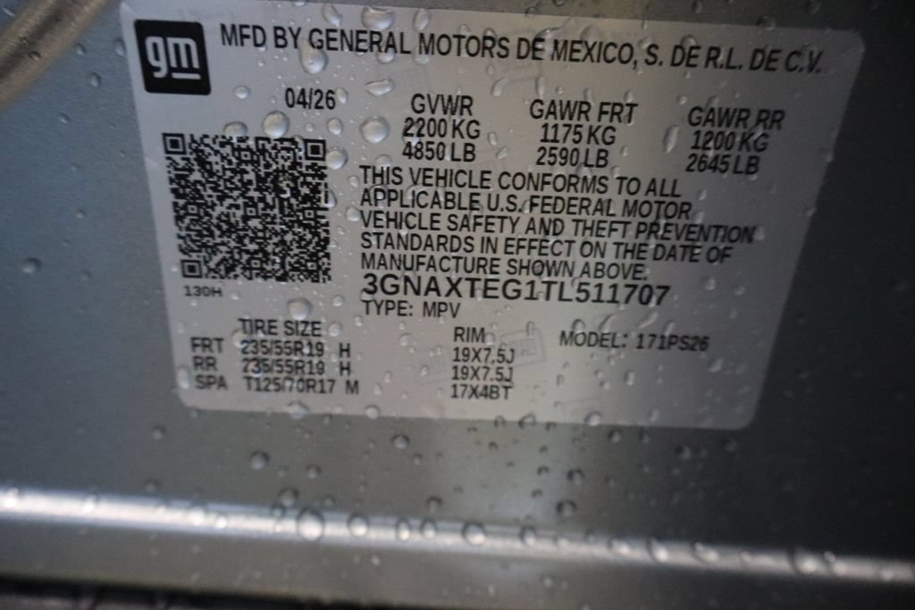 New 2026 Chevrolet Equinox RS w/ Convenience Package III AWD/4WD image 31