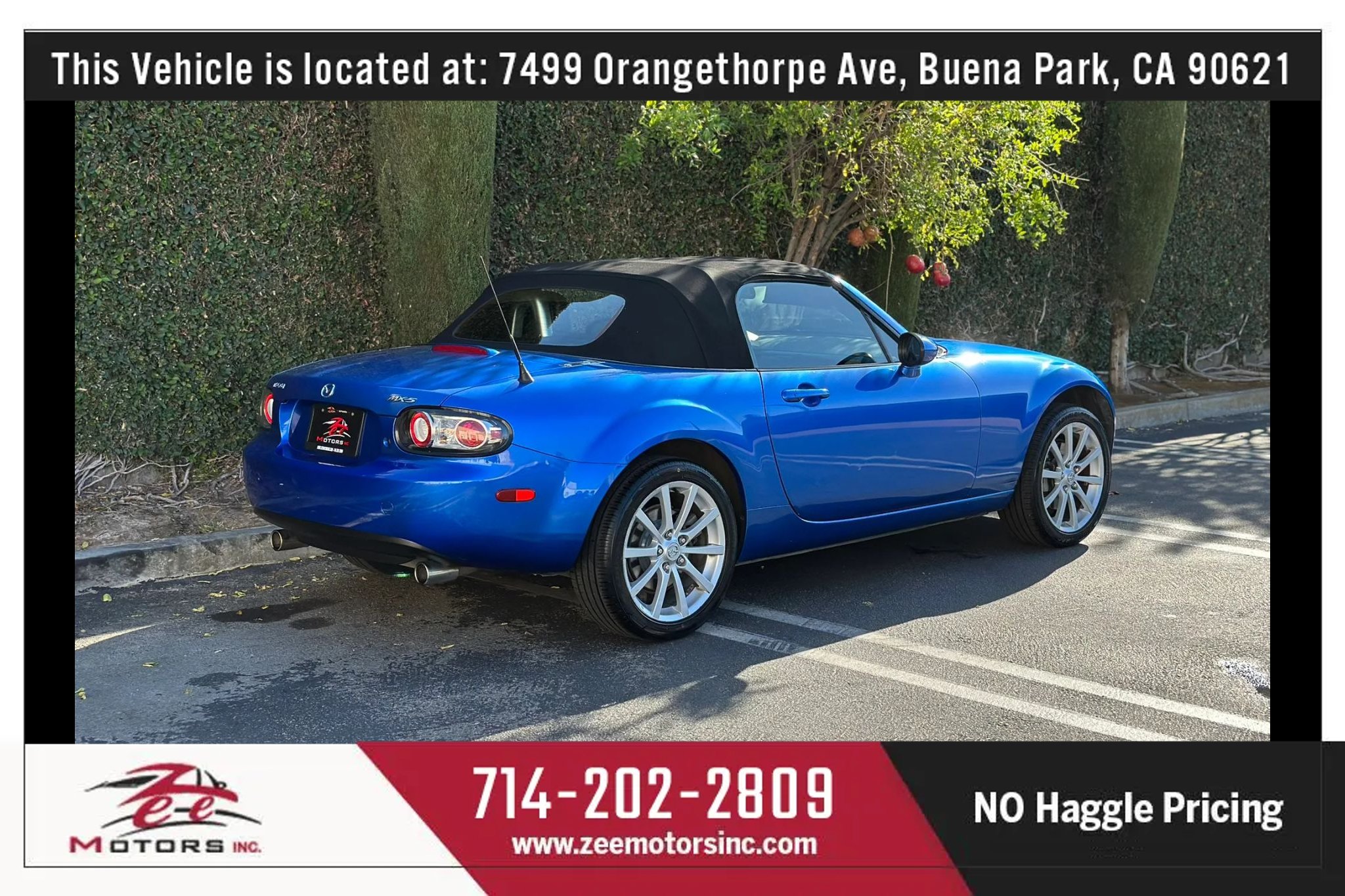 Used 2006 MAZDA MX-5 Miata Grand Touring w/ Premium Pkg RWD image 8