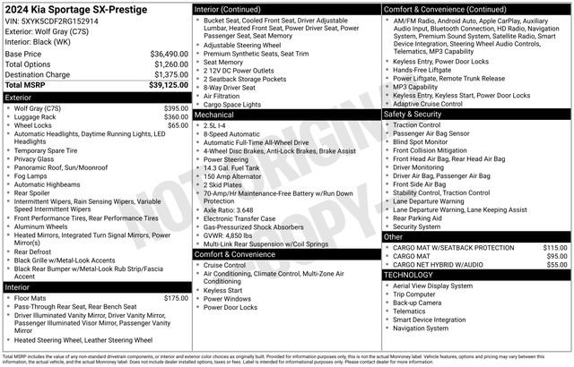 Used 2024 Kia Sportage SX image 32